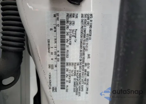 2014 Ford Focus Se z USA, uszkodzony, nr VIN 1FADP3F24EL299222